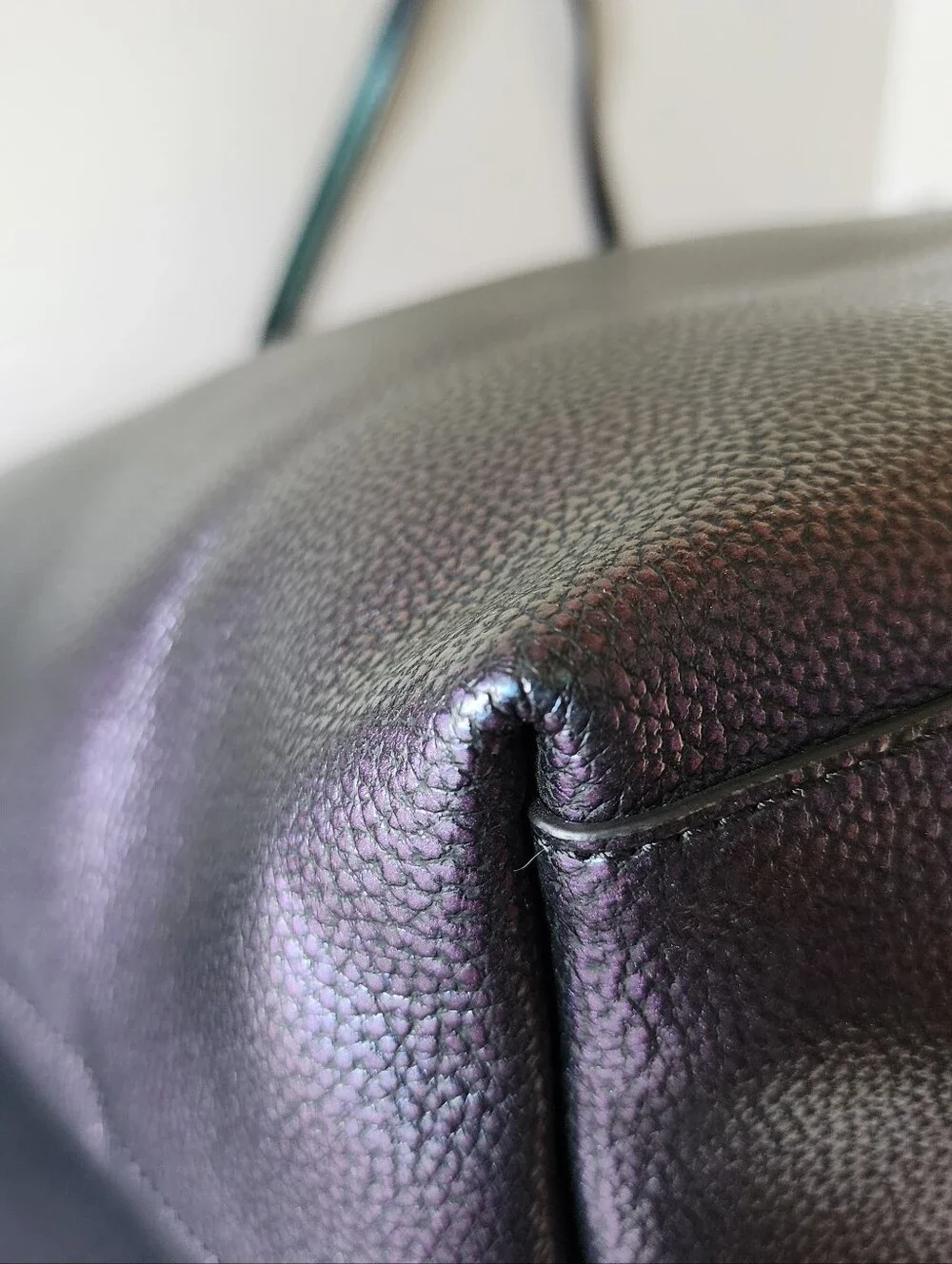 Coach Hologram Oil Slick City Tote, EUC, 2017